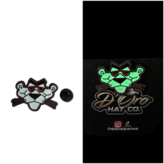 Glow In The Dark Panther Hat Pin