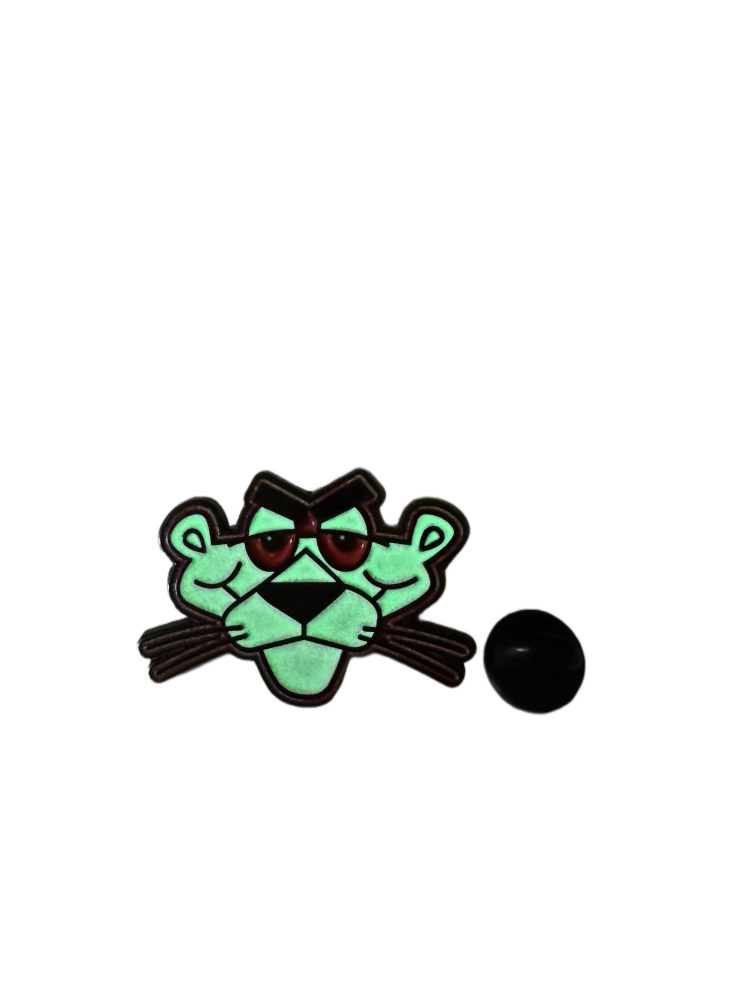 Glow In The Dark Panther Hat Pin